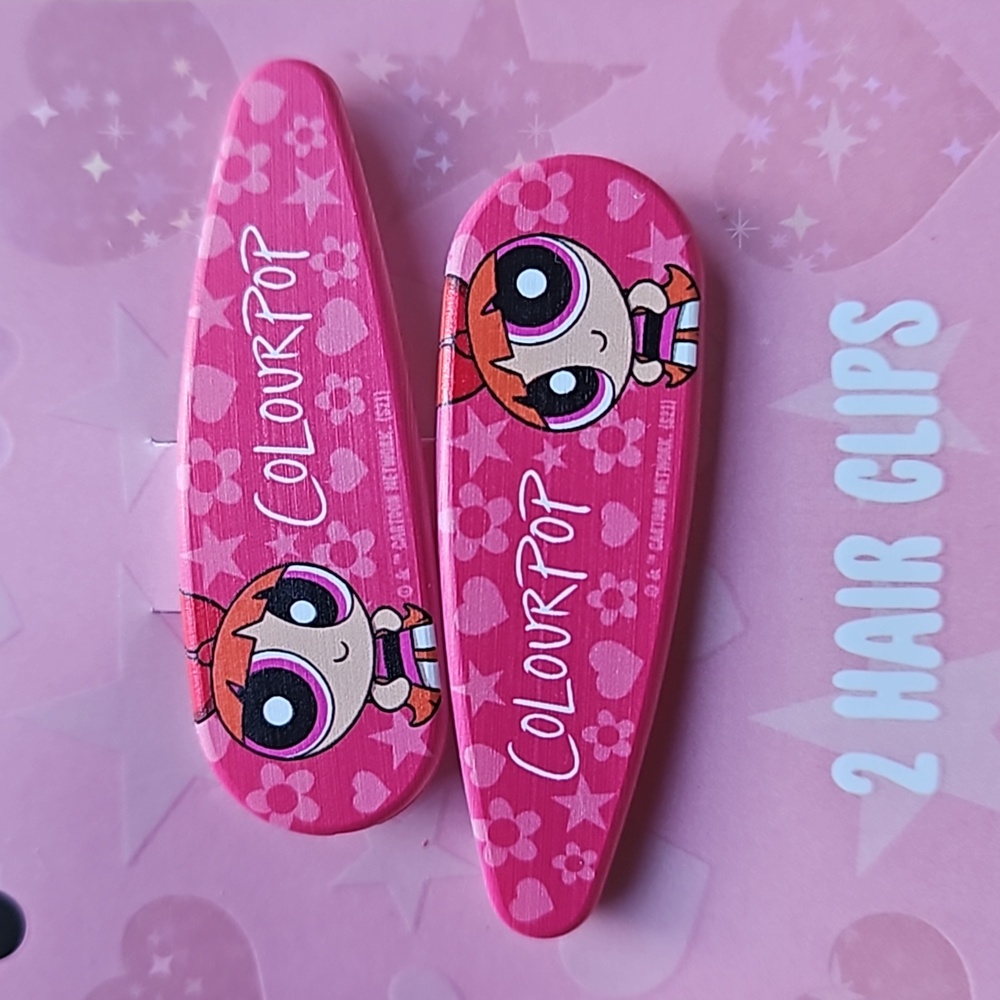POWERPUFF GIRLS BLOSSOM 2 HAIR CLIPS - Picture 2 of 8